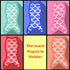 Popsicle Holder Bags Mermaid and Shark Ice Pop Sleeves Freezer Reusable Popsicle Covers 10 Pc...