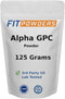 Alpha-GPC Powder 125 Grams, Non-GMO Alpha GPC Supplement Choline Powder, Vegan, Third Party Tested, Pre-Workout, Memory and Focus, with Scoop...