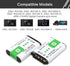 ENEGON NP-BX1 Battery (2-Pack) and Rapid Dual Charger for Sony NP-BX1 and Sony ZV-1, Cyber-Shot DSC-RX100, DSC-RX100 II/III/M4/M5/M6/M7/?/?/?/?/VA...