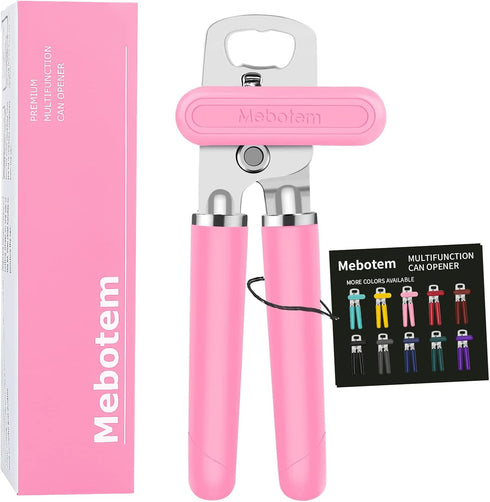 10 Colors Can Opener Manual Handheld Heavy Duty Hand Can Opener Smooth Edge Stainless Steel Can Openers Top Lid Kitchen Gadgets, Best Large Rated ...