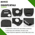 SCITOO Replacement 3 Buttons Uncut Keyless Entry Remote Control Key Fob Shell Case fits 2006-2011 for Civic LX 1pc...