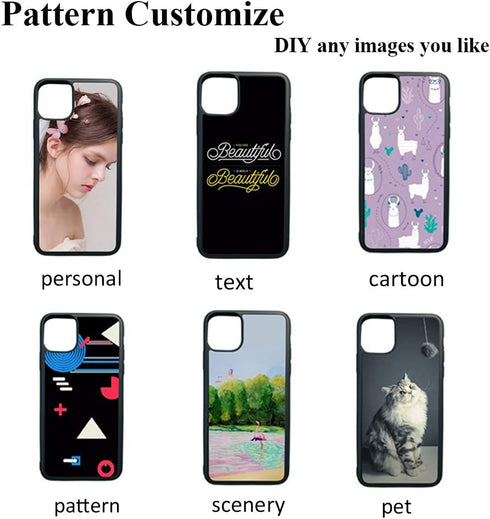 JUSTRY 5 PCS Sublimation Blanks Phone Case Cases Covers Compatible with Apple iPhone 11 Pro Max, 6.5-Inch (2019) Blank Printable Phone Case for DI...