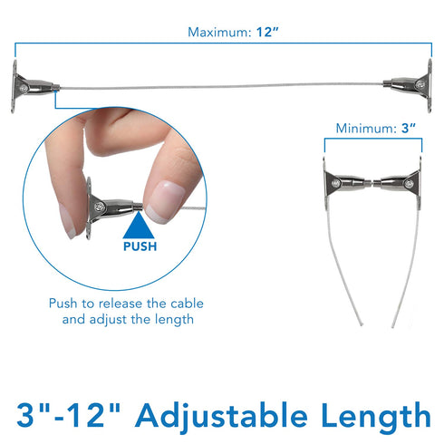 Mount-It! Furniture Anti-Tip Anchor - Steel Child Safety Straps | Secure Wall Anchors for Bookshelf, Dresser, Cabinet, Earthquake Protection for B...
