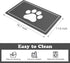 Absorbent Pet Feeding Mat for Dog Bowls, 12'' x 19'' Dog Mat for Food and Water Bowl Easy Clean Dog Food Mat Quick Dry Perfect Size Dog Bowl Mat D...
