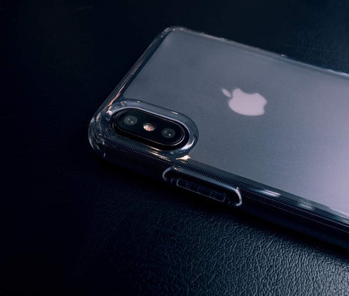 Smartish iPhone XR Clear Case - Nudist Frosted Clear - Protective Slim Grip Shock Resistant Cover (Silk) - Nothin' to Hide...