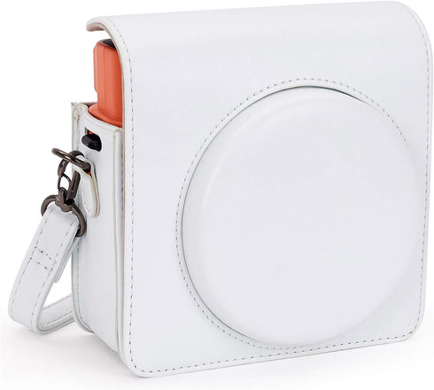 Phetium Protective Case for Fujifilm Instax Square SQ1 Instant Film Camera, Soft PU Leather Bag with Adjustable Shoulder Strap (White)...