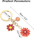 Keychains Charms for Women, Cute Daisy Bag Charm Flowers Key Chain Car Key Ring Pendant for Purse Handbag Bags Decor...