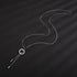 Sither Long Hoop Necklace for Women Crystal Pendant Necklace Sweater Chain Statement Necklace Choker Adjustable Charm Jewelry Crystal Accessories ...