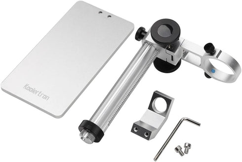 Koolertron Aluminum Alloy Microscope Stand Portable Adjustable Manual Focus Digital USB Microscope Holder Support Adjusted Up and Down...