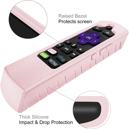 CaseBot Remote Case for Roku Voice, Express HD / 4K+, Ultra LT Enhanced Voice, Express 3930, Premiere+ 3921, Streaming Stick+ Remote, Honey Comb A...