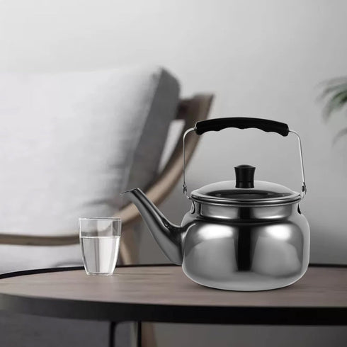Lurrose Whistling Tea Kettle 1.5QT Stainless Steel Teakettle with Cool Grip Handle Whistling Teapot for Stovetop...