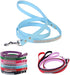 Scicalife PU Leather Dog Leash Training Walking Pet Leash Products Colorful Walking Leashes with Sparkly Studded Rhinestone for Cats or Dogs (Blue...