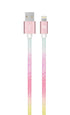 LAX Gadgets USB A to Lightning Cable - Glitter Apple MFI Certified Lightning Cable for iPhone, iPad, iPod - Nylon Braided Fast Charging Cable - Hi...