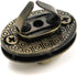 MY MIRONEY 0.91" x 0.67" Oval Twist Turn Locks Antique Bronze Oval Purses Locks Clutches Closures Turn Lock Clasp Pack of 5...