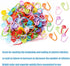 500 Pieces Colorful Knitting Markers Crochet Clips, Knitting Crochet Stitch Markers, Stitch Counter Needle Clips for Knitting DIY Craft Plastic Sa...