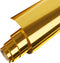 Gatichetta Heat Transfer Vinyl Roll, Metallic Foil Gold Iron On Vinyl 12" X 6ft Chrome HTV Vinyl for Garments...