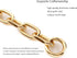 Fashion Large Metal Cross-Body Purse Strap Extender,Handbag Shoulder Strap Extender,Bag Chain Accessory Charms (Gold)...