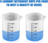 3pcs Laundry Detergent Cup, Silicone Measuring Cup with Scale Marks Laundry Detergent Dispenser Laundry Measuring Cup for Liquid Detergent for Pre...