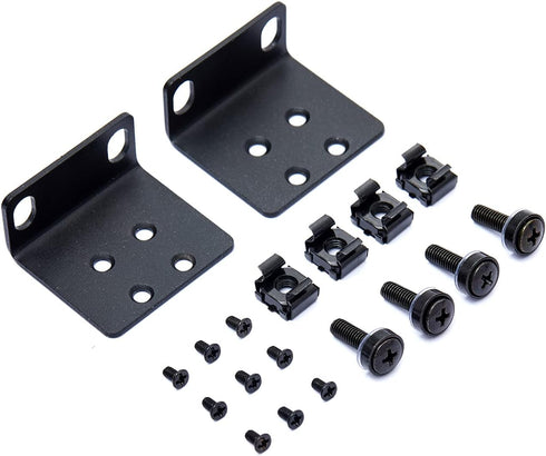 19" Rack Mount Kit for 17.3 inch Wide Switches, Compatible with Select Buffalo Tech, Dell, Cisco, D-Link, NETGEAR, Linksys and TRENDnet Products...