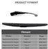 Rear Wiper Arm & Wiper Blade Replacement for Honda CRV CR-V 2012-2016, Factory OE Style Rear Windshield Wiper Arm & Wiper Blade Set, Replacement O...
