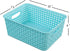 Vababa Plastic Storage Baskets/Storage Bins, Pack for 6...