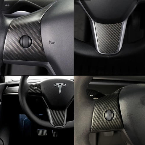 Steering Wheel Covers Compatible with Tesla Model 3 & Y...