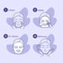 Hydrogel Face Masks Skincare, Collagen Face Mask with Vitamin B3, B5 and Hyaluronic Acid, Hydrating Face Masks Sheets for All Skin Type, 5 ea...