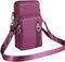 Travel Cell Phone Purse Bag for iPhone 15 14 13 12 11 Pro Max Galaxy A15 A14 A13 S24 Purple...