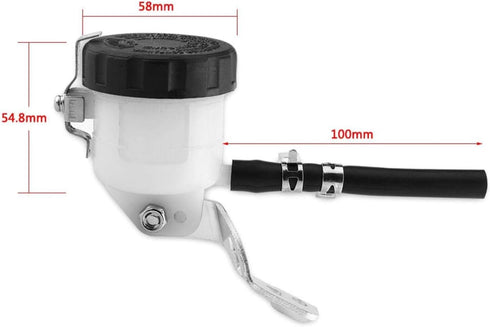 Qiilu Front Brake Reservoir for SV650 03-09 SV1000S 03-07 -R1000 01-08 Motorcycle Brake Master Cylinder Oil Reservoir Fluid Bottle...