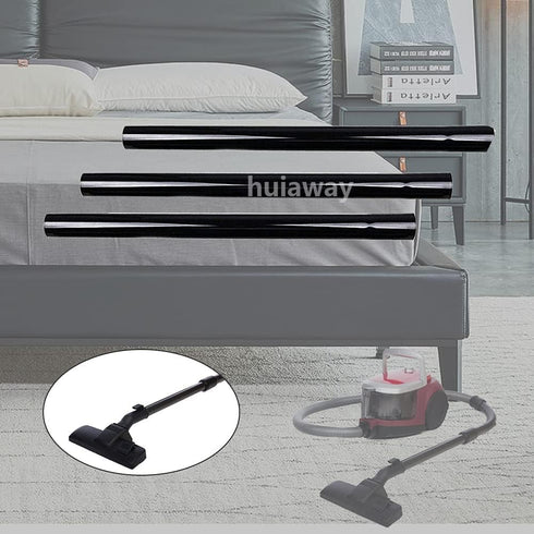 3 Pcs 1.25inch 32mm Vacuum Extension Wand 1 1/4" Plastic Wand Pipe for Vacuum Cleaner Replacement Tubes Extend to 14.6 inch Long...