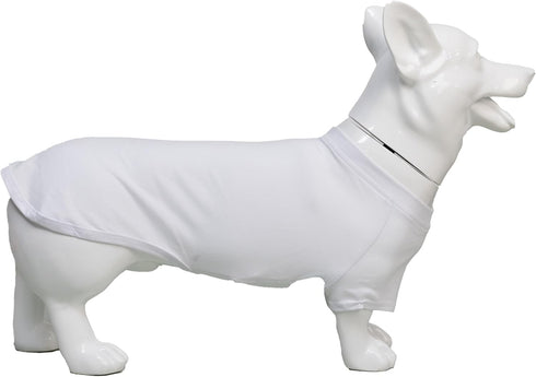 Lovelonglong Pet Clothing Dog Costumes Dachshund Clothes Blank T-Shirt Tee Shirts for Dachshund Dogs,Corgi 100% Cotton White D-XL...