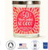 50 Never Looked So Good | Lemon, Peach, Orange | Luxury Scented Soy Candles | 10 Oz. Jar Candle | Made in The USA | Decorative Aromatherapy | 50th...