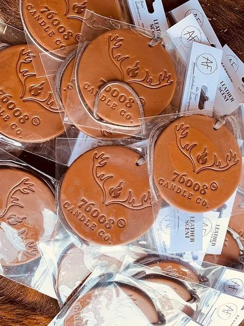 Leather Scented Car Air Freshner | Fathers Day Gifts for Dad from Daughter Son | Odor Eliminator | Automotive Accessories |Car perfume for Men | F...