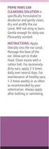 Ear Cleansing Solution for Dogs and Cats - Pet Ear Cleaner Removes Odor & Wax - Deodorizing Dog Ear Cleaner Solution with Aloe & Vitamins - Sweet ...