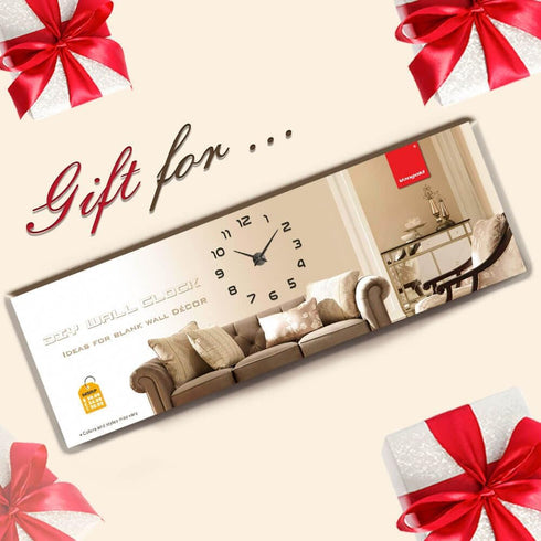VANGOLD Wall Clock Big Wall Clocks for Living Room Decor, Decorative Wall Clocks Battery Operated (Black Wall Decor)...
