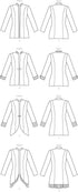 Butterick Patterns Women's Open and Button Closure Jacket Sewing Patterns, 14-16-18-20-22, White...