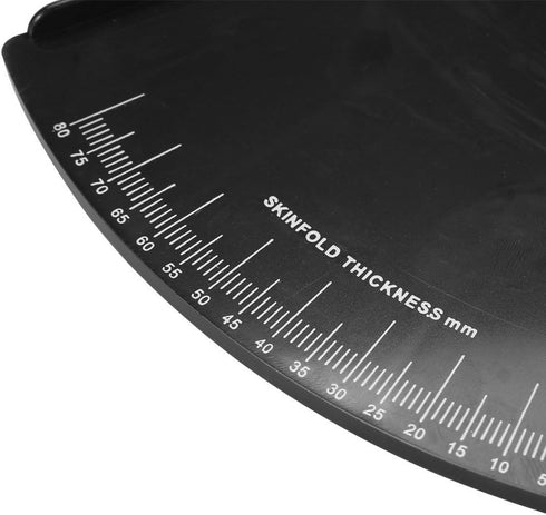 Body Fat Calipers, Skinfold Caliper 2 Colors 0-80MM Fat Measuring Test Slim Skinfold Caliper Weight Loss Measure Tester (Black)...