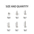 80Pcs Hammer Head T-Slot Drop-in Stud Sliding Bolt Screw Nut Assortment Kit, for European Standard Aluminum Profile (M5-20 Series)...