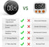 VOCOO Digital Kitchen Timer - Magnetic Countdown Countup Timer with Large LED Display Volume Adjustable, Easy for Cooking and for Seniors and Kids...