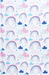 Funhouse Let's Chase Rainbows 4 Piece Toddler Bedding Set – Includes Comforter, Sheet Set – Fitted + Top Sheet + Reversible Pillowcase for Girls B...