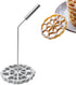 Bunuelos Mold with Handle,Rosette Timbale Iron Set Aluminum Waffle Molds with Handle,Funnel Cake Ring,Molde Para Buñuelos De Viento Maker Mexicano...