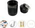 Portable Pill Organizer, Aluminium Alloy Mini Pill Holder Case Container, Waterproof Pill Warehouse with Keychain for Outdoor Sports, Camping, Hik...