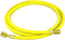 Refrigeration Hose - 60" (150cm) - Working Pressure: 800 PSI -1/4" Female Flare Brass Knurled Fittings with PTFE Gasket Seats - 45° Angle Connecto...
