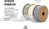 Vitalizart Organza Sheer Ribbon Set 1 inch x 30Yd Handmade Eco-Friendly Fabric Ribbons for Gift Wrapping Christmas Tree Crafts Bows Wedding Invita...