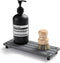 Instant Dry Sink Caddy Kitchen Sink Organizer, Quick Drying Stone Sink Tray Diatomite Sponge Holder Soap Dish, Bathroom Countertop Fast Dry Water ...