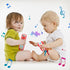 Baby Remote Control Toy - 3 languages Spanish & French & English Learning Toys, Musical, and Safe Simulation TV Remote for 6-12 Months Old Boys an...