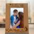 KATE POSH I Love You to The Moon and Back Engraved Natural Wood Picture Frame, Couples in Love Gifts, Valentine's Day, Engagement, Wedding (5x7-Ve...