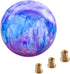 Purple Weighted Round Ball Shift Knob M12*1.25 Universal Mars Style Gear Shifter Knobs Fit for 5 6 Speed Manual and Automatic Vehicles with Three ...