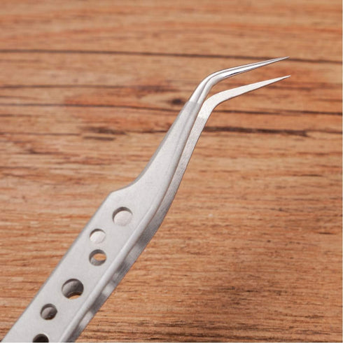 Wolfride Stainless Steel Tweezers Precision Tweezer Tool Set for Electronics Repair, Crafting (5 Pcs)...