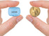 Tiny Bluetooth Speaker, Travel Small Speakers Bluetooth Wireless Pillow Perfect for Travel Outdoor Sound (Blue)...